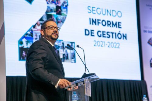 MAGISTRADO PRESIDENTE RINDE SEGUNDO INFORME DE GESTIÓN