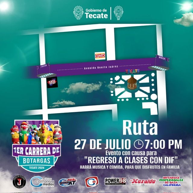 INVITA DIF A CARRERA DE BOTARGAS ESTE SÁBADO 27 EN PRO DE LA EDUCACIÓN