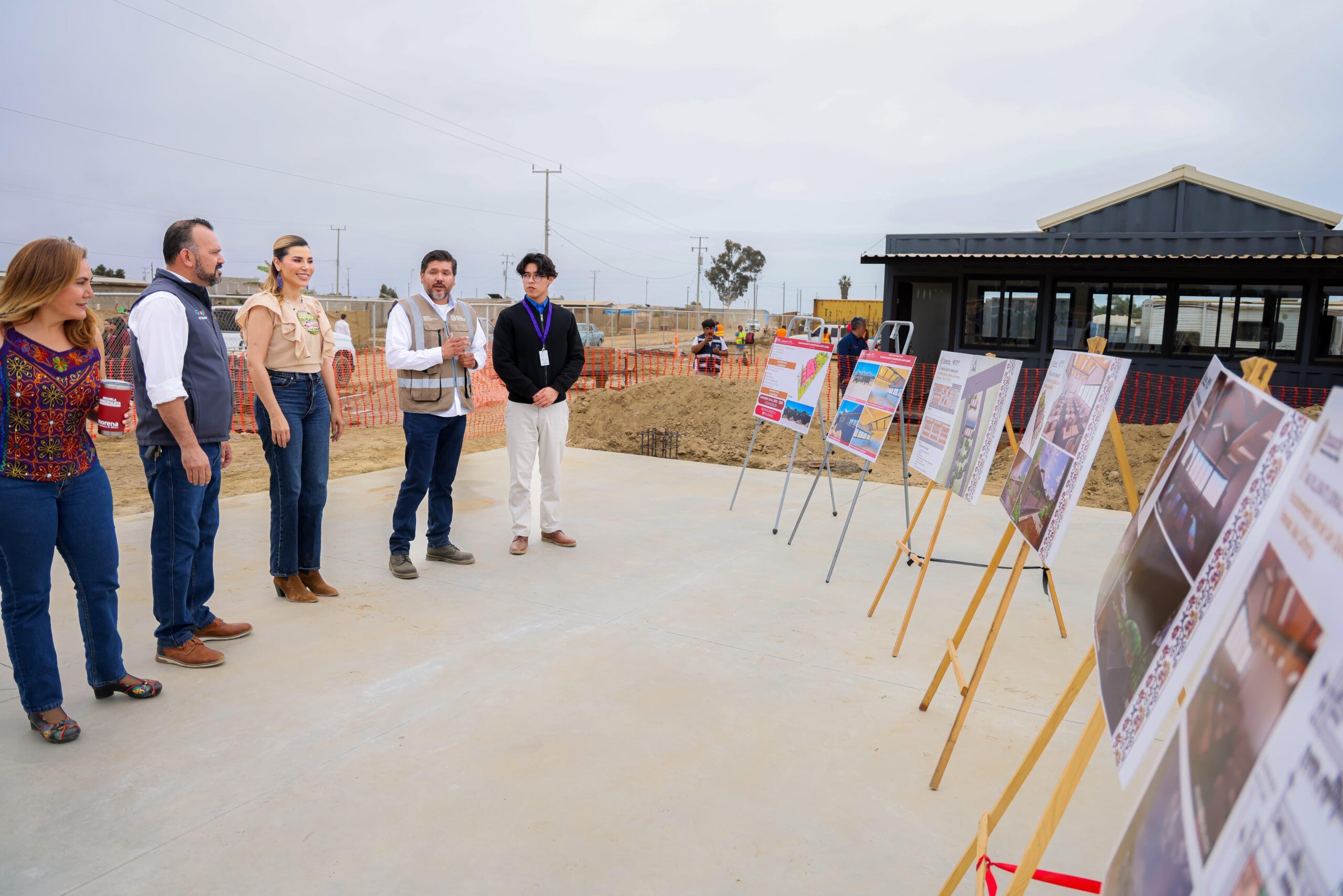AVANZA PLAN DE ATENCIÓN INTEGRAL EN SAN QUINTÍN CON INFRAESTRUCTURA ELÉCTRICA Y EDUCATIVA: GOBERNADORA MARINA DEL PILAR
