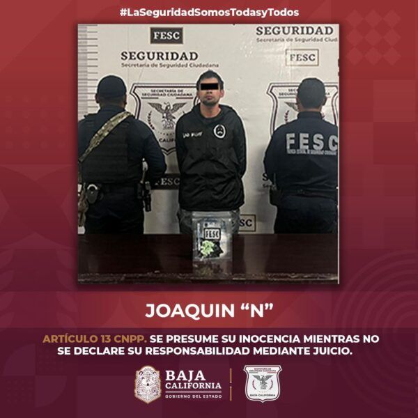 DETIENEN A DOCE PRESUNTOS NARCOMENUDISTAS EN OPERATIVOS REALIZADOS EN MEXICALI, TIJUANA Y ENSENADA