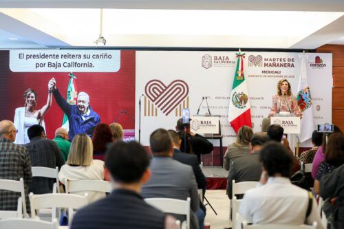 REAFIRMA ANDRÉS MANUEL LÓPEZ OBRADOR SU CARIÑO POR BAJA CALIFORNIA: MARINA DEL PILAR