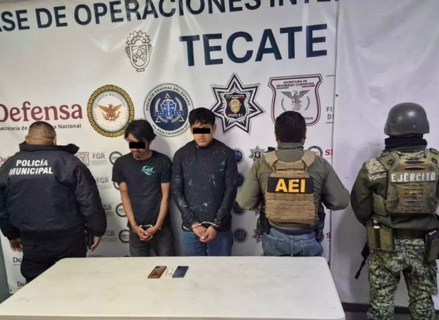 DETIENEN A DOS, TRAS DISPAROS E INCENDIO DE VEHÍCULO EN TECATE