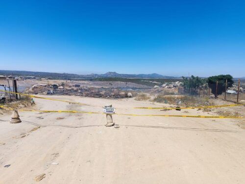 SUSPENDEN BASURERO CLANDESTINO DE EL HONGO, TECATE