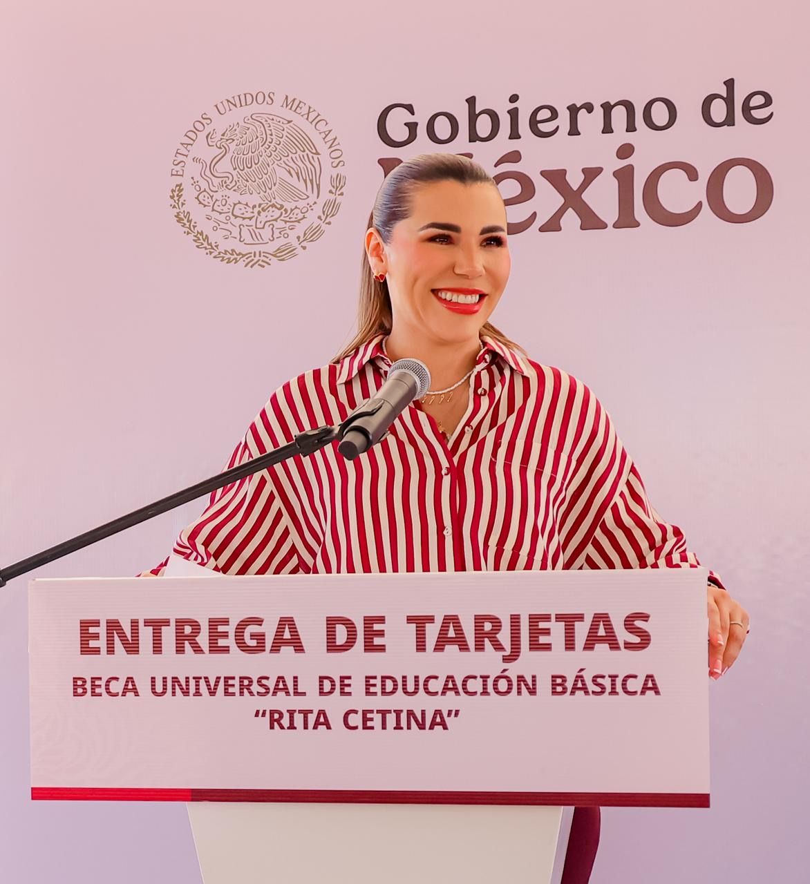 GOBERNADORA MARINA DEL PILAR INVITA A FAMILIAS A REGISTRARSE EN LA BECA RITA CETINA PARA APOYAR LA EDUCACIÓN DE SUS HIJOS
