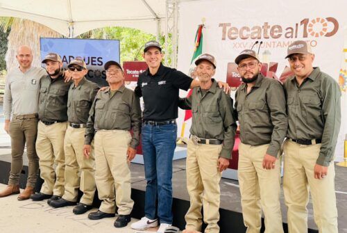 PRESENTAN DE MANERA OFICIAL AL NUEVO CUERPO DE GUARDA PARQUES EN TECATE