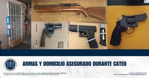 CUMPLIMENTAN ORDEN DE CATEO CON RESULTADOS POSITIVOS EN TIJUANA