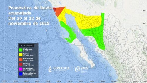 ALERTAN POR INGRESO DE FRENTE FRIO NO 16