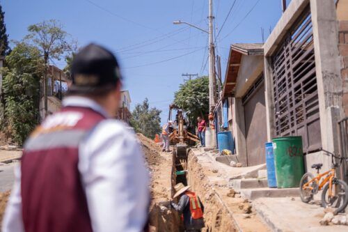 SUPERVISA CESPTE TRABAJOS DE REHABILITACIÓN DE LÍNEA DE CONDUCCIÓN NOPALERA – TANQUE 101, ETAPA VI Y VII