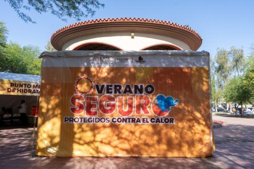 ATIENDE PUNTO MASIVO DE HIDRATACIÓN A 342 PERSONAS EN SU PRIMERA SEMANA