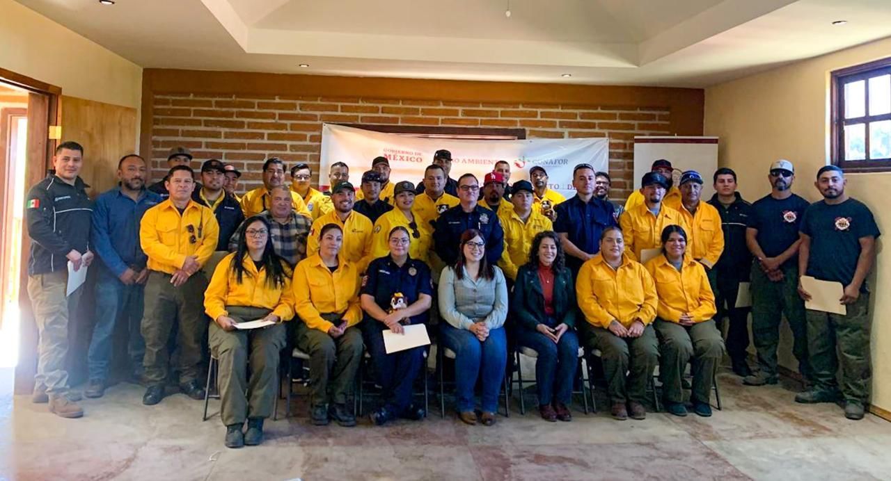 RECONOCE SADER BC Y CONAFOR A BRIGADISTAS FORESTALES