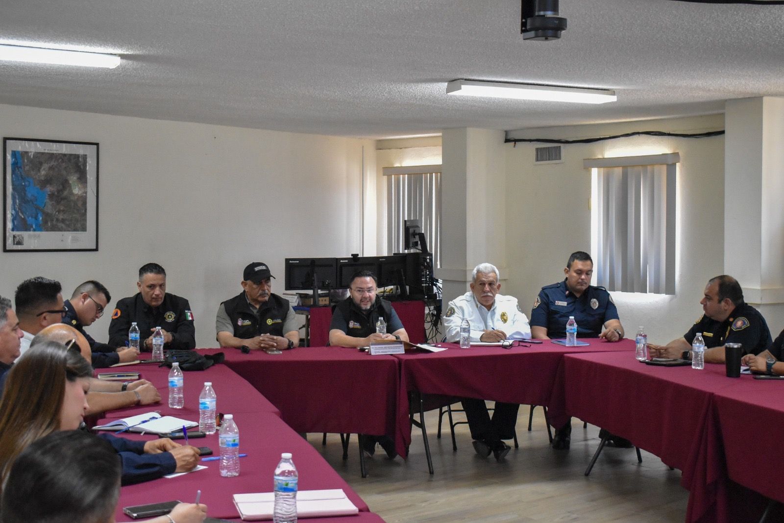 REFUERZA PROTECCIÓN CIVIL ESTATAL VÍNCULOS CON BOMBEROS Y PROTECCIÓN CIVIL MUNICIPALES