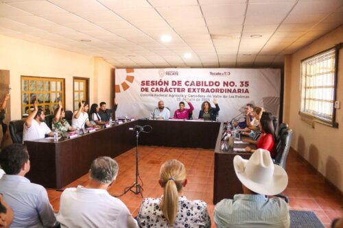 CELEBRAN HISTÓRICA SESIÓN DE CABILDO EN VALLE DE LAS PALMAS