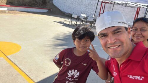 BETO VALLE IMPULSA REHABILITACIÓN DE CANCHA Y JORNADA MÉDICA GRATUITA EN LA ZAPATA