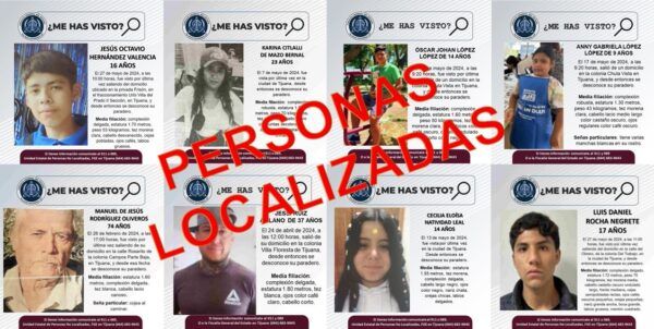 FGE LOCALIZA A OCHO PERSONAS REPORTADAS COMO DESAPARECIDAS