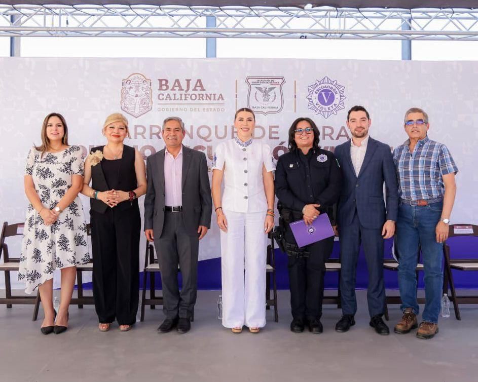 ARRANCA OBRA DEL PRIMER EDIFICIO DEL ESCUADRÓN VIOLETA EN MEXICALI PARA BENEFICIO DE LAS MUJERES: GOBERNADORA MARINA DEL PILAR