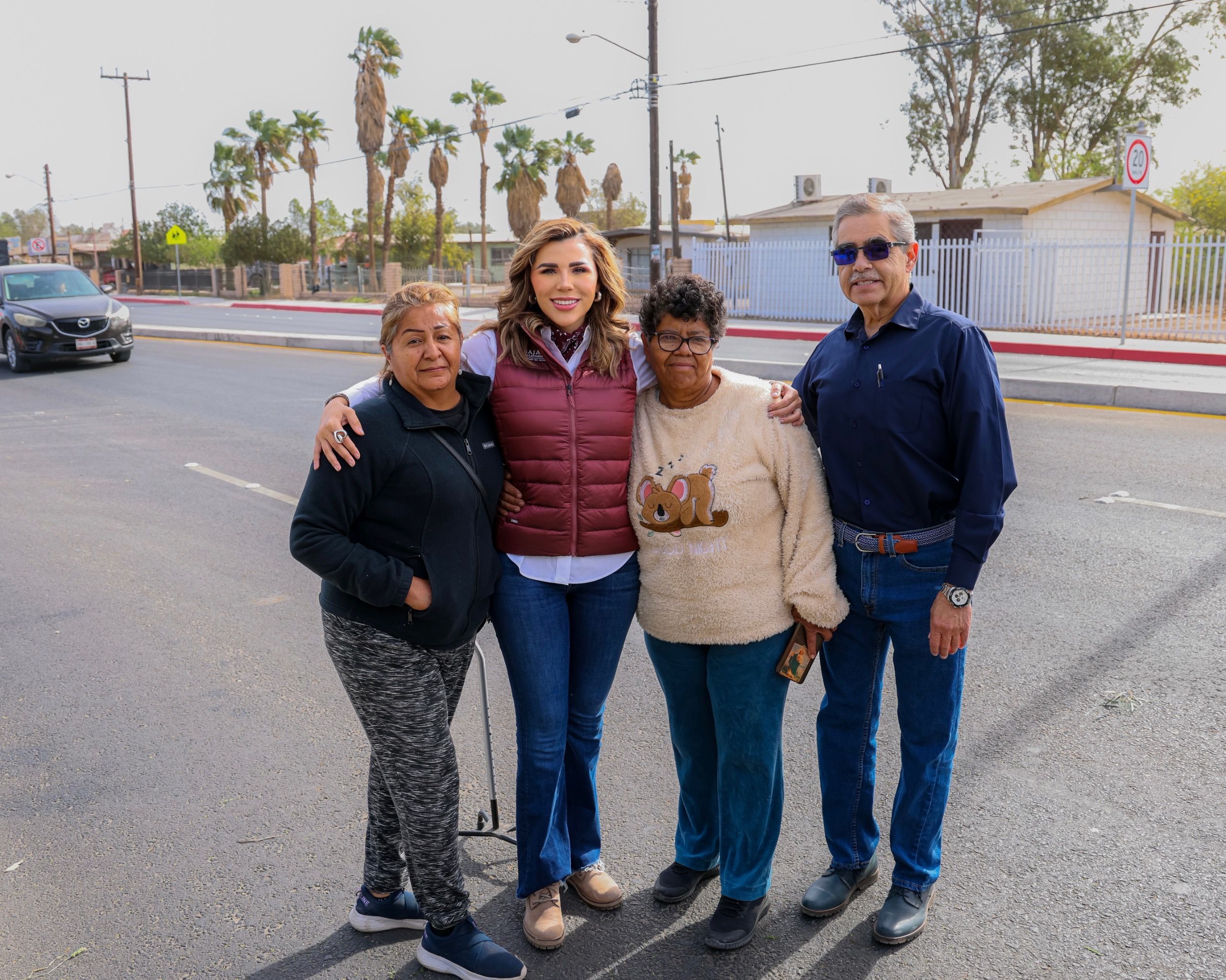 INAUGURA GOBERNADORA MARINA DEL PILAR AVENIDA IGNACIO ZARAGOZA DE MEXICALI COMO PARTE DEL PROGRAMA “RESPIRA”