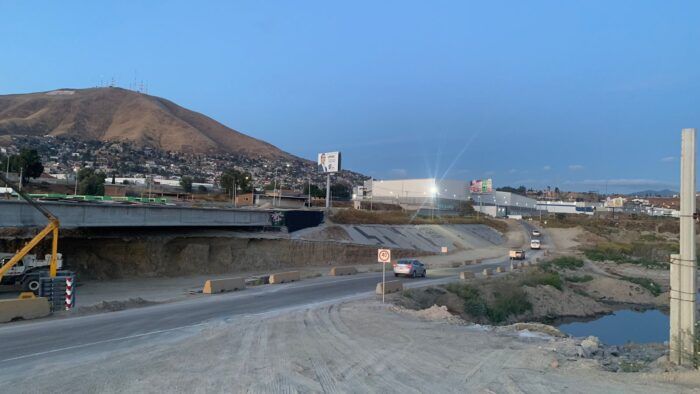 ANUNCIAN CIERRE PARCIAL DE TERRAPLÉN LOS OLIVOS EN TIJUANA