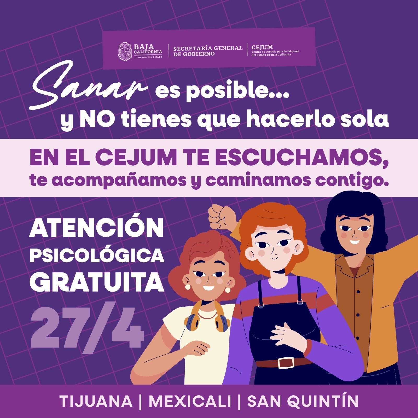 ATENCIÓN PSICOLÓGICA EN LOS CEJUM: UN ESPACIO PARA ESCUCHAR, ACOMPAÑAR Y SANAR