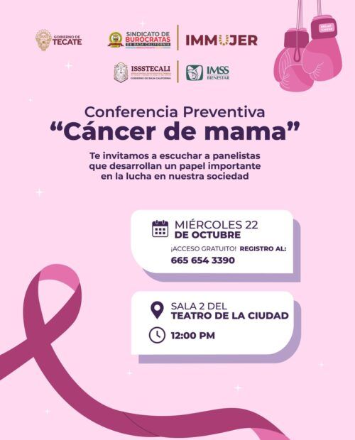 IMMUJER REFUERZA LA PREVENCIÓN CON LA CONFERENCIA “CÁNCER DE MAMA”
