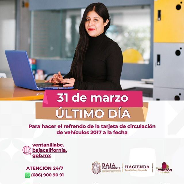 31 DE MARZO VENCE EL PLAZO PARA HACER EL REFRENDO DE LA TARJETA DE CIRCULACIÓN