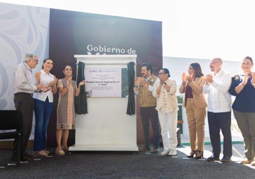 CON APOYO DE LA PRESIDENTA CLAUDIA SHEINBAUM EL NUEVO HOSPITAL DEL IMSS DARÁ ATENCIÓN A 318 MIL DERECHOHABIENTES EN ENSENADA: GOBERNADORA