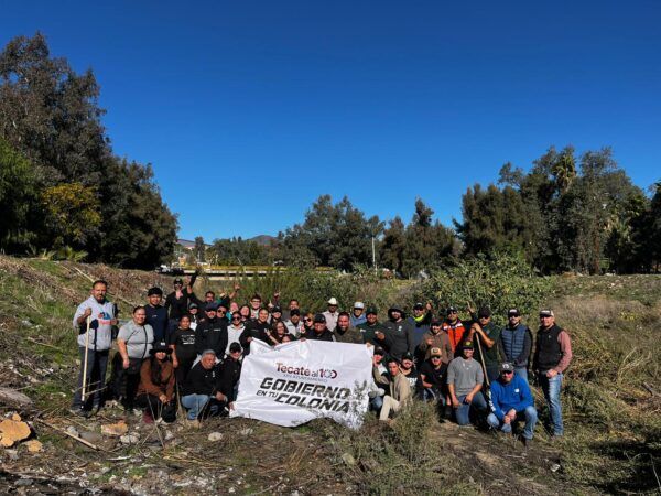 GOBIERNO DE TECATE REALIZA MACRO JORNADA DE LIMPIEZA EN EL RÍO TECATE
