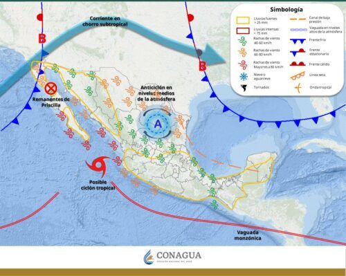 ALERTAN POR FRENTE FRIO EN BC, A PARTIR DE MAÑANA JUEVES