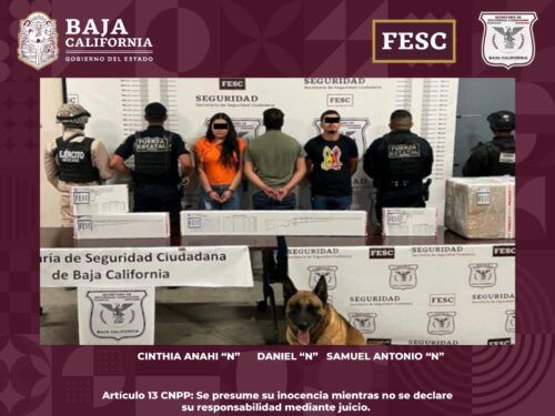 DECOMISAN ARMAS DE FUEGO Y MÁS DE 2 MIL CARTUCHOS ÚTILES; HAY TRES DETENIDOS