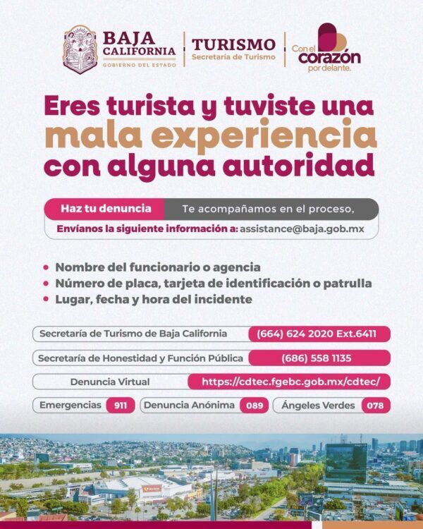 FORTALECE TURISMO MECANISMOS DE ATENCIÓN A DENUNCIAS DE VIAJEROS