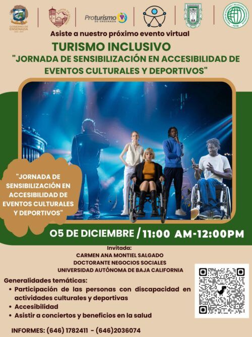 INVITAN A EVENTO VIRTUAL DE TURISMO INCLUSIVO