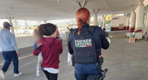 RESCATA FUERZA ESTATAL A INFANTES REPORTADOS COMO EXTRAVIADOS EN ESTADOS UNIDOS