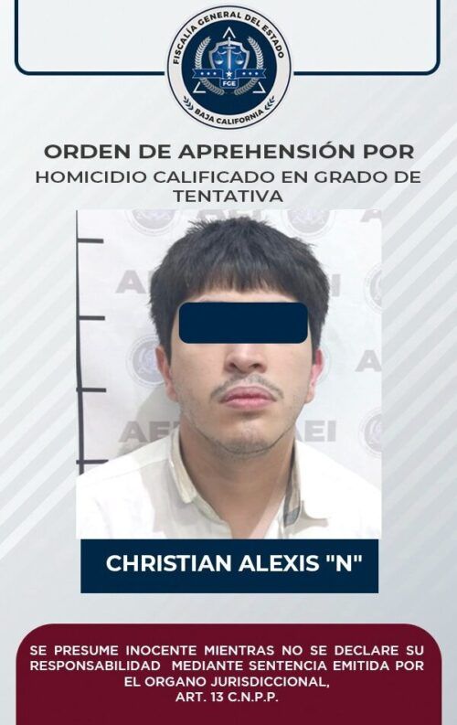 CHRISTIAN ALEXIS “EL PLAGA” FUE DETENIDO POR HOMICIDIO CALIFICADO EN GRADO DE TENTATIVA