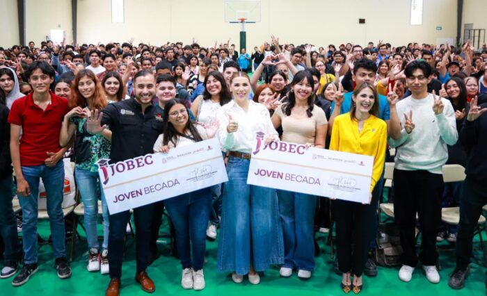 ENTREGA GOBIERNO DE MARINA DEL PILAR MÁS DE 18 MILLONES DE PESOS EN BECAS JOBEC