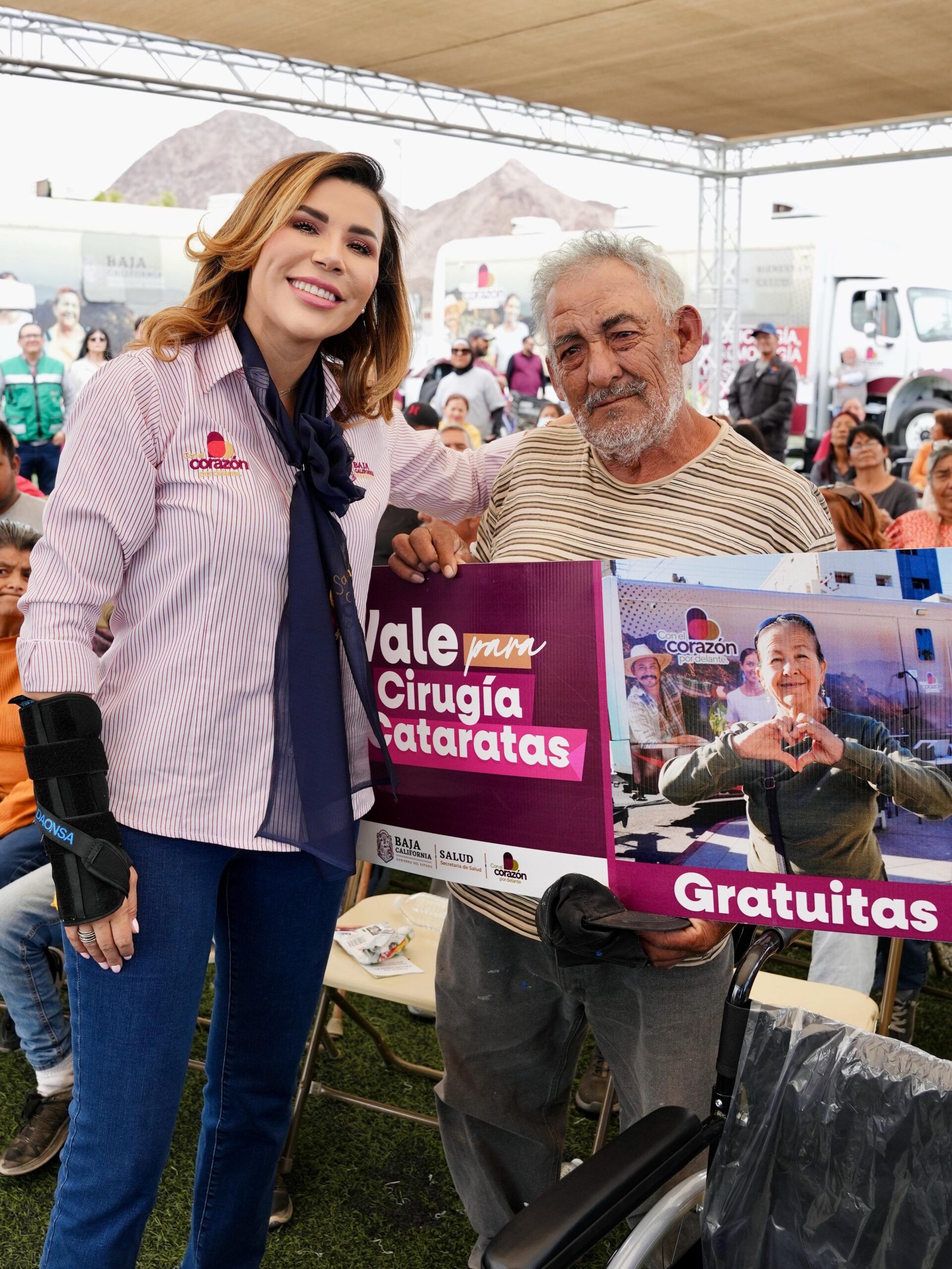 ACERCA GOBERNADORA MARINA DEL PILAR MÁS SERVICIOS DE SALUD Y PREVENCIÓN A FAMILIAS DE SAN FELIPE