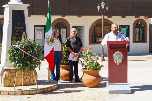 CONMEMORA GOBIERNO DE TECATE EL 214 ANIVERSARIO LUCTUOSO DE DON MIGUEL HIDALGO Y COSTILLA