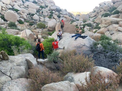 RESCATAN A 5 MIGRANTES EN LA RUMOROSA, TECATE