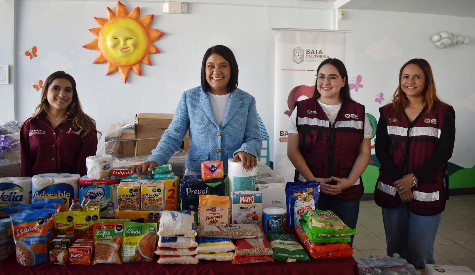 ENVÍA DIF BC A PERSONAL A BRIGADA HUMANITARIA EN GUERRERO