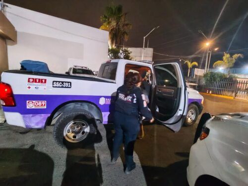 RESCATA ESCUADRÓN VIOLETA A MUJER EMBARAZADA VÍCTIMA DE VIOLENCIA FAMILIAR