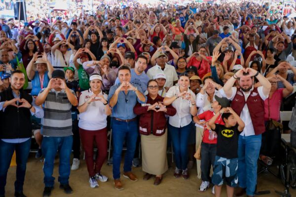 DESTACA MARINA DEL PILAR APOYOS SOCIALES EN JORNADA CON EL CORAZÓN POR DELANTE EN PARQUE ESPERANTO