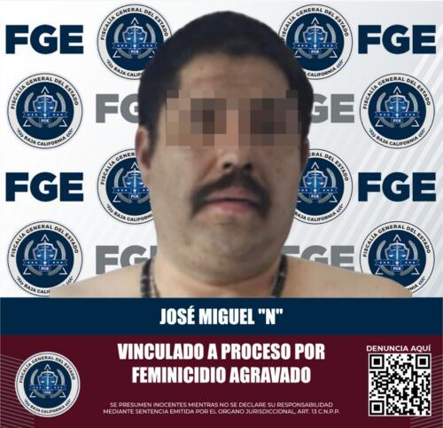 VINCULAN A PROCESO A UN HOMBRE POR FEMINICIDIO AGRAVADO