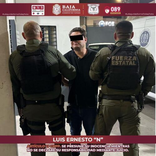 ARRESTA ESCUADRÓN VIOLETA A DOS PERSONAS POR VIOLENCIA FAMILIAR EN MEXICALI Y TIJUANA