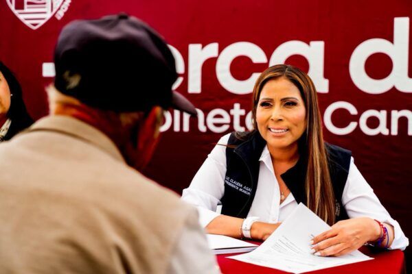 PROMUEVE CLAUDIA AGATÓN GOBIERNO CERCANO A LA GENTE EN JORNADA DE GABINETE EN CAMPO EN EL EX EJIDO RUIZ CORTINES