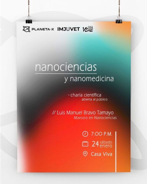 IMJUVET INVITA A LA COMUNIDAD A CHARLA CIENTÍFICA SOBRE NANOCIENCIAS Y NANOMEDICINA