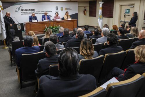 INICIA CAPACITACIÓN A MAGISTRADOS Y JUECES SOBRE NUEVO MODELO DE JUSTICIA CIVIL Y FAMILIAR