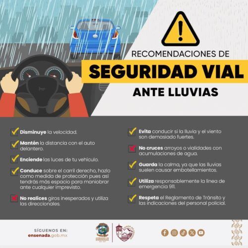 ANTE LLUVIAS,  AUTORIDADES LLAMA A EXTREMAR PRECAUCIONES