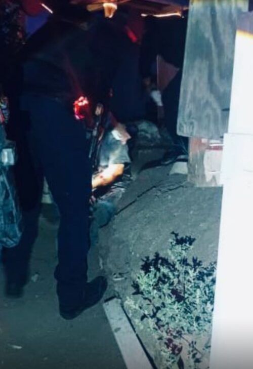 UN LESIONADO POR ARMA DE FUEGO EN LA MILITAR, TECATE