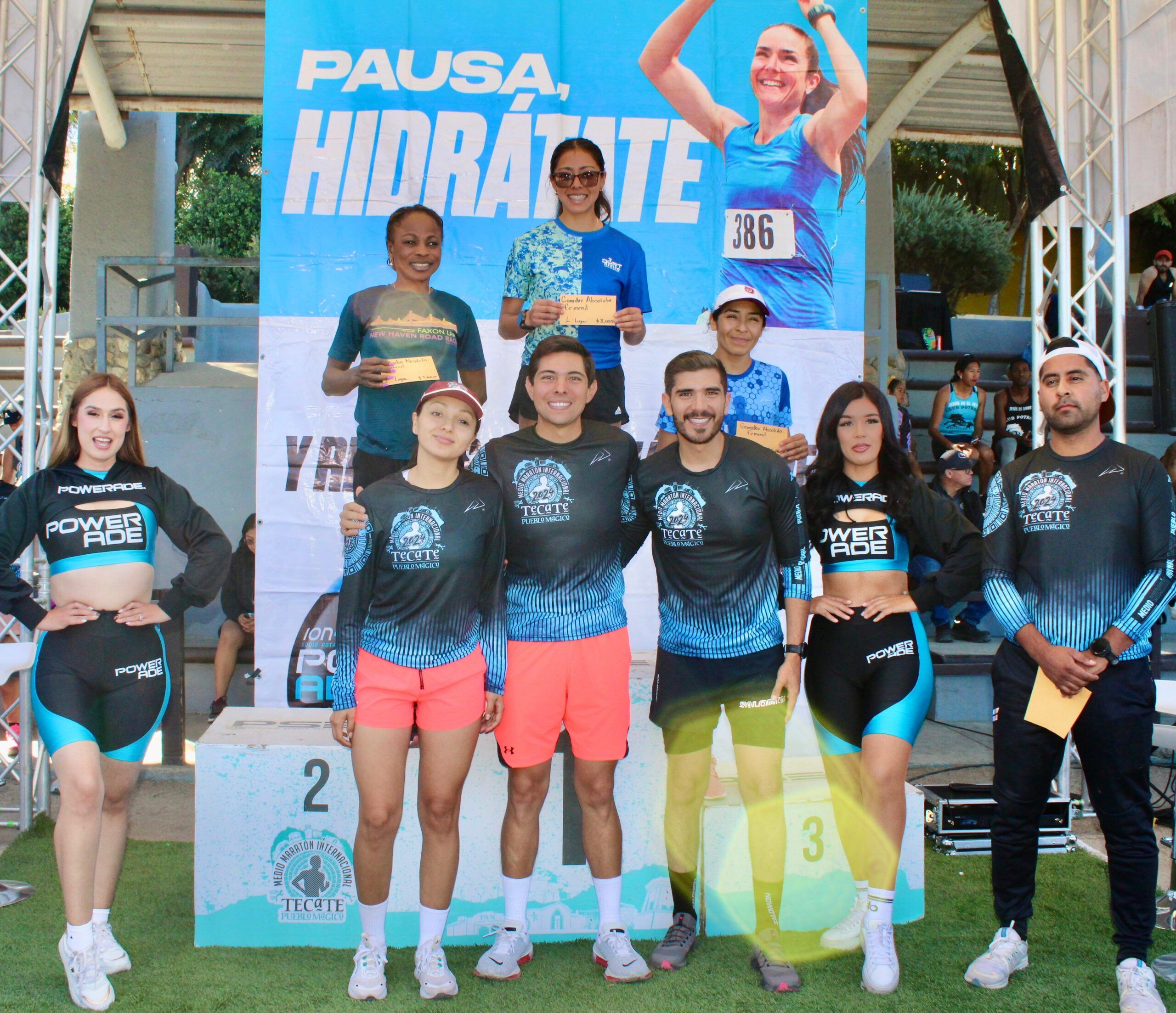 PARTICIPAN MÁS DE TRES MIL PERSONAS EN MEDIO MARATÓN DE TECATE: ROMÁN COTA