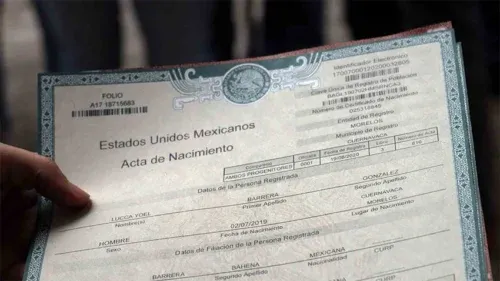 PIDEN A LA SRE EL RECONOCIMIENTO PLENO DE LAS ACTAS DE NACIMIENTO MEXICANAS