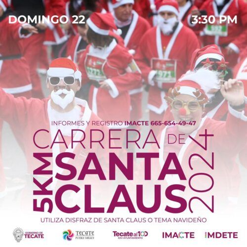 IMACTE INVITA A TODA LA COMUNIDAD A PARTICIPAR EN LA “CARRERA DE SANTA CLAUS 5K” 2024