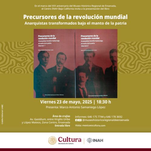 MUSEO DEL INAH PRESENTARÁ EL LIBRO PRECURSORES DE LA REVOLUCIÓN MUNDIAL